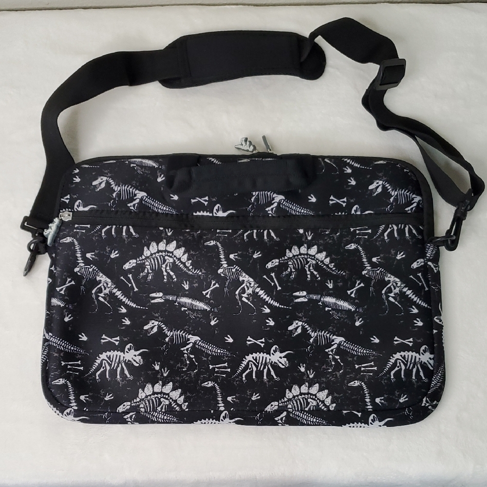NWOT Dinosaur Skelton Bones Kids School Bag Computer Bag